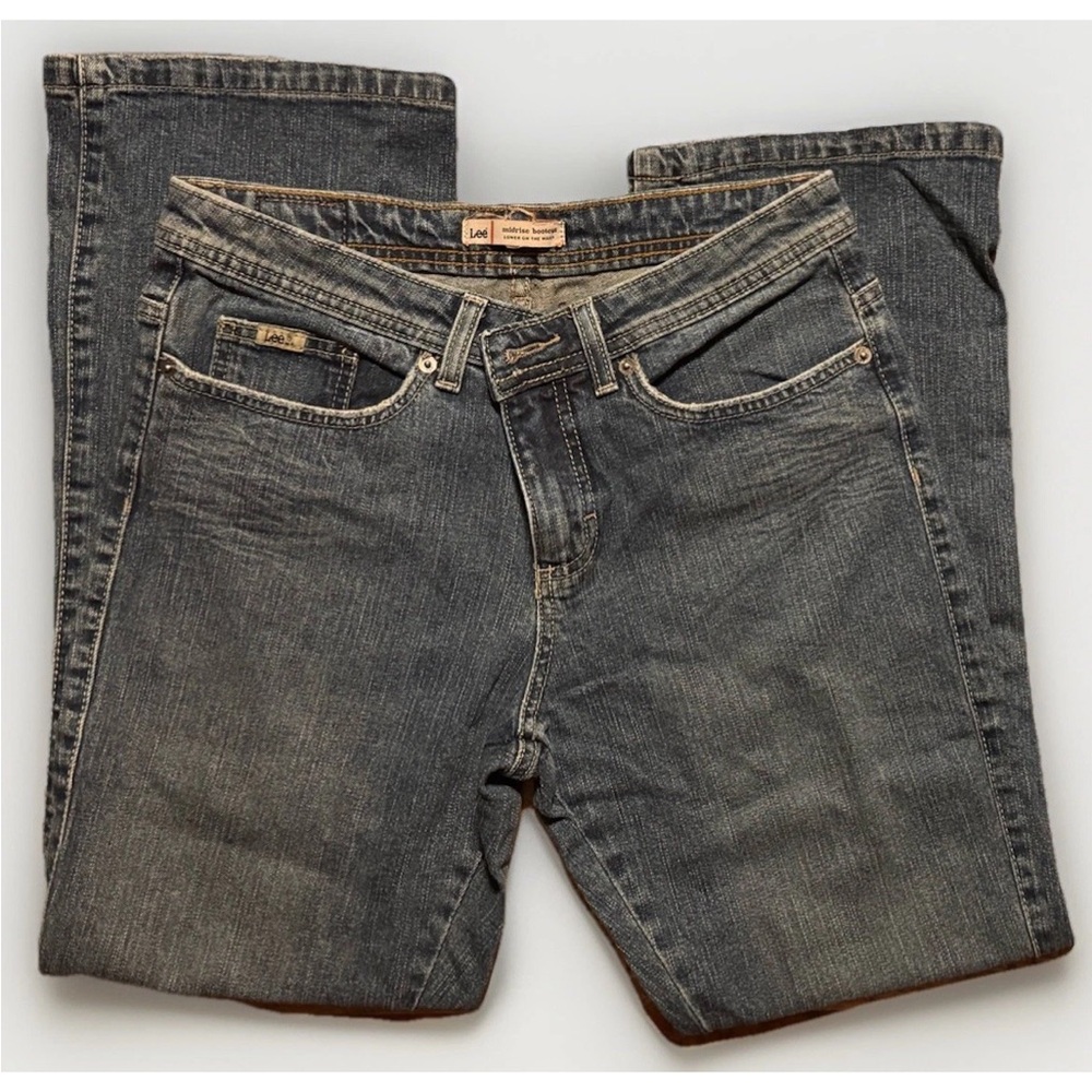 (8P) LEE Midrise Bootcut Lower on the Waist Blue Jeans